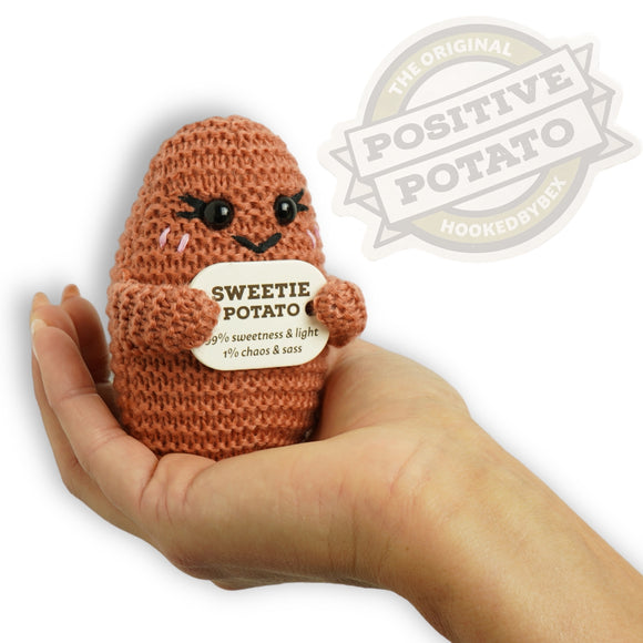 Positive Potato Official Emotional Support Gifts - Original Hooked by Bex (Boxed Style)