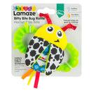 LAMAZE Bitty Bite Bug Rattle 4.5 Inch Pram & Pushchair Newborn Baby & Sensory Toy Teether-1
