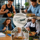 5-Piece Glass Food Storage Container Set with Airtight Lids – 1050ml-3