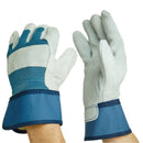 Nozzy Workzone Mens Heavy Duty Leather Gloves - Gardening Work Garage-7