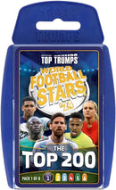 Top Trumps World Football Stars Top 200 Card Games Packs 1- 5-4
