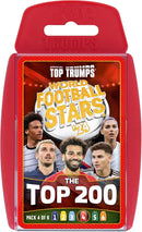 Top Trumps World Football Stars Top 200 Card Games Packs 1- 5-6