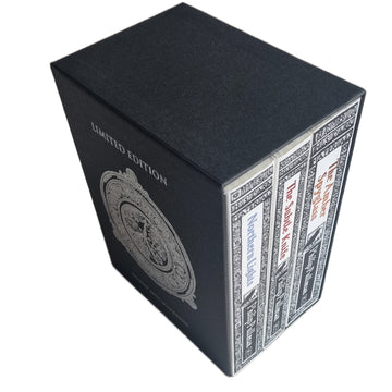 Signed limited edition His Dark Materials Trilogy by Philip Pullman hardcover book set