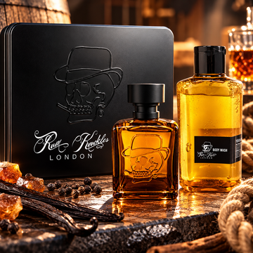 Rum Knuckles Men's Eau de Toilette 100ml & Body Wash 150ml Gift Set in Tin for Him - 0