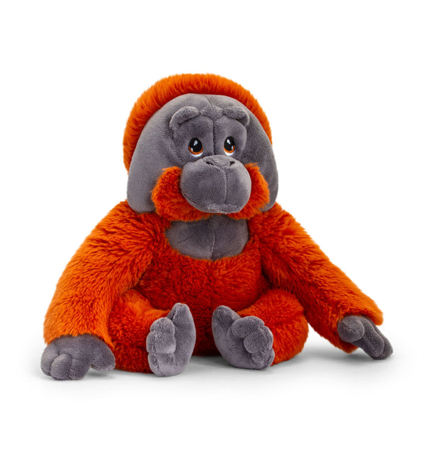 Keel Keeleco Male Orangutan 25cm SE0476 - 100% Recycled Plush Eco Soft Toy