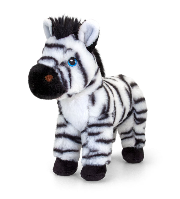 Keel Keeleco Zebra 20cm SE1037 - 100% Recycled Plush Eco Soft Toy