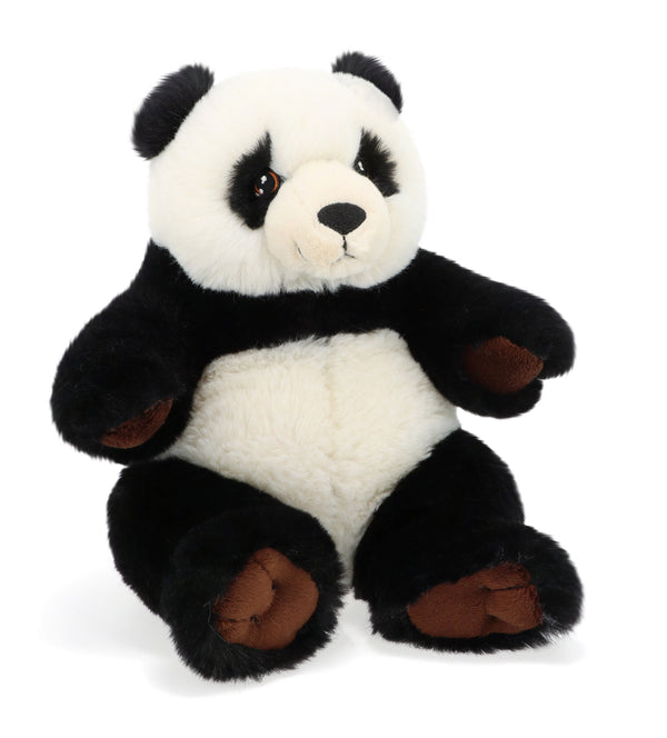 Keel Keeleco Standing Panda 20cm SE2118 - 100% Recycled Plush Eco Soft Toy Wild