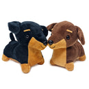 Sausage Dog Puppy Plush 14cm Set of 2-1