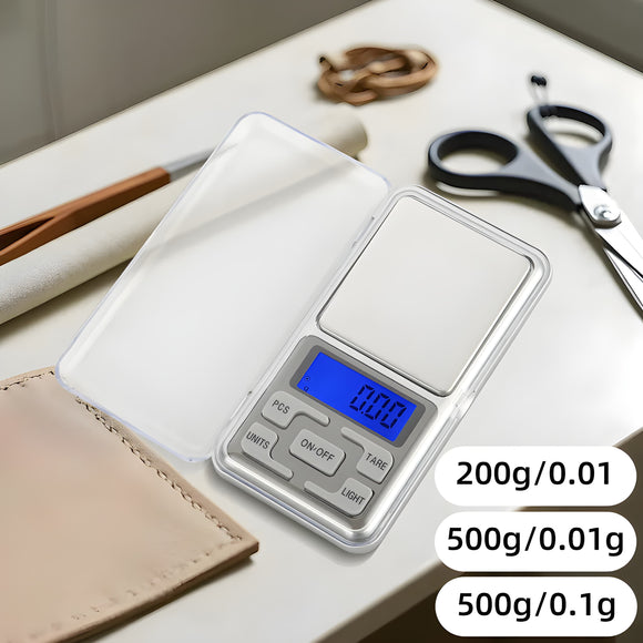 Digital Pocket Precision Scales 0.1 gram to 1000 grams - Batteries Included