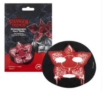 Stranger things face mask charcoal & vitamin c x3
