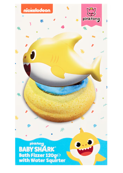 Baby shark 120g bath fizzer & bath squirter