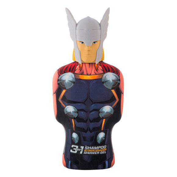 Marvel 3D Bath & Shower Gel Shaped Figures 3 in 1 Shampoo Conditioner Shower Gel - Thor