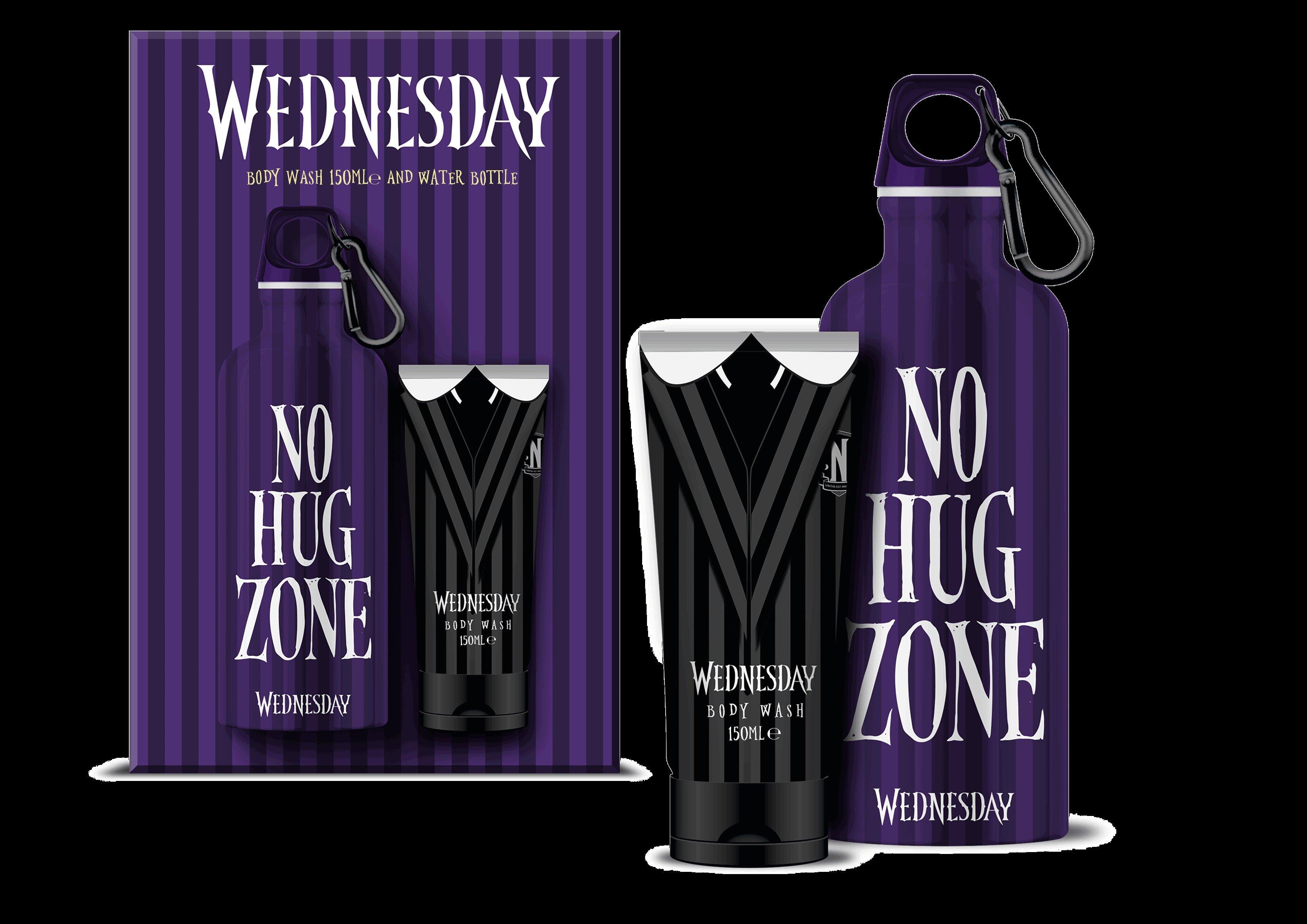 Wednesday 150ml Body Wash & Water Bottle