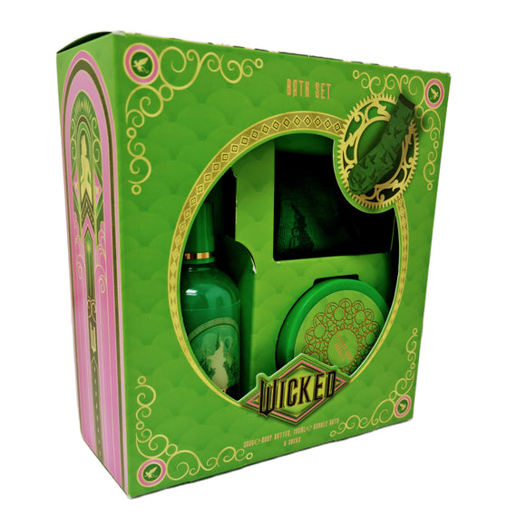 Wicked Elphaba Bath Gift Set – Bubble Bath, Body Butter & Socks
