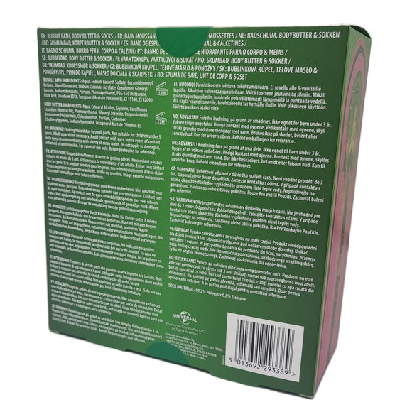 Wicked Elphaba Bath Gift Set – Bubble Bath, Body Butter & Socks