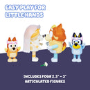Bluey Wedding Figures Pack of 4, Articulated Character Toys with Uncle Rad, Frisky, and Flower Bingo Figurines, Action Figures for Kids Ages 3+-4
