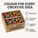 Crayola Classpack 288 Regular-Size Crayons in 72 Assorted Colours-3