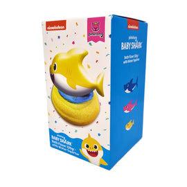 Baby Shark Bath Fizzer with Surprise Water Squirter Toy – Fun Kids Bath Bomb Gift (120g) - 0