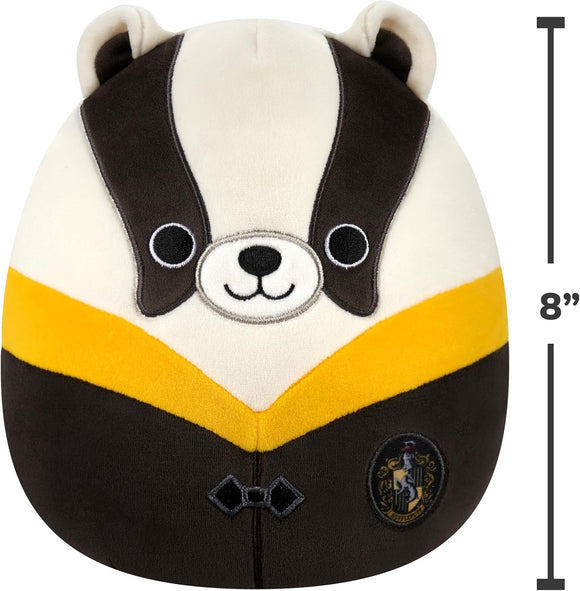 Squishmallows Harry Potter Hufflepuff Badger Plush 8 Inch Official Hogwarts Stuffed Toy