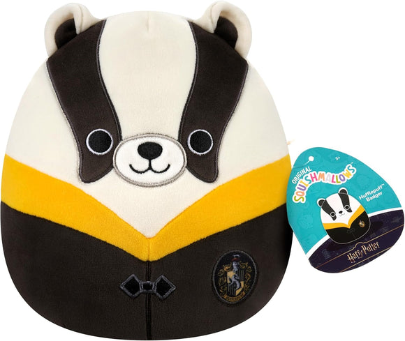 Squishmallows Harry Potter Hufflepuff Badger Plush 8 Inch Official Hogwarts Stuffed Toy