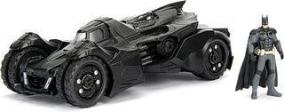 Jada 98037 1/24 Arkham Knight Batmobile Including Batman Figure (Black)