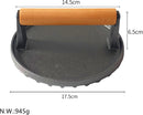 Burger Press, Cast Iron Heavy Duty Burger Smasher for Griddle-3