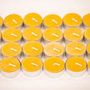 Pure Beeswax Tea Light Candles Pack of 24-4
