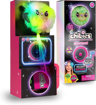 CHIBIES Boom Box - Billie Cute Fluffy Party Pets That Flash to the Beat