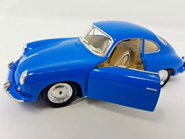Pullback Die-Cast Cars, VW Beetle, Porsche, Ice Cream, White Van - 0