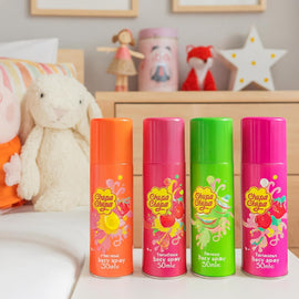 Chupa Chups 4 x 50ml Body Spray Gift Set- Cherry, Melon, Peach, Strawberry - 0