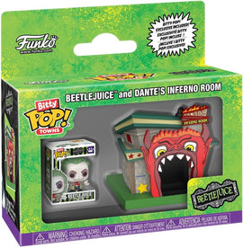 Funko Bitty POP! Town Beetlejuice Dante’s Inferno Room | Mini Vinyl Figure & Display Set | Collectible Gift