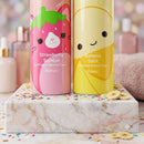 Squishmallows Whipped Shower Foam Gift Set 2 x 250ml | Strawberry Sundae & Banana Split-3