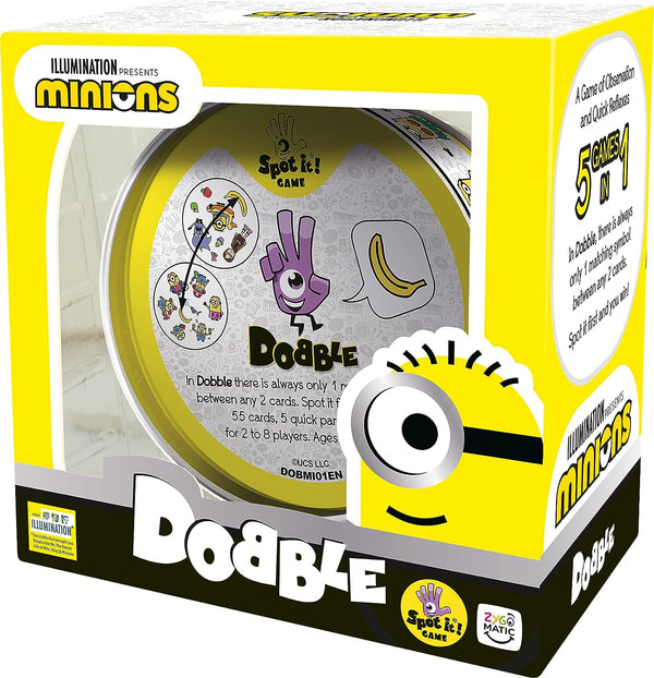 Asmodee | Dobble Minions | Fun Family Card Game | Ages 6+ | 2-8 Players | 15 Minutes Playing Time