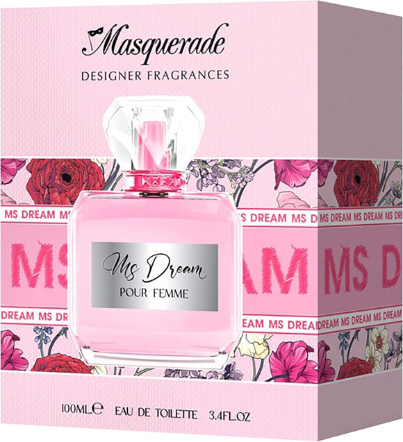 Masquerade Designer Fragrances Ms Dream Pour Femme Eau de Toilette -100ml