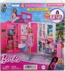 Barbie Dollhouse Getaway House Playset with Accessories | Kids Folding Doll House 4 Rooms Furniture Set-5