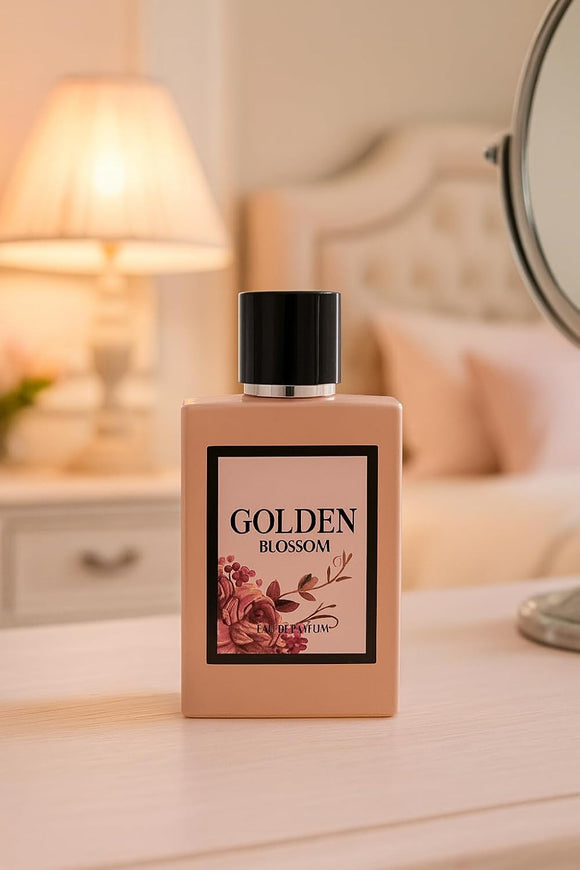 Lovali Golden Blossom Eau De Parfum 100ml – Floral Perfume for Women