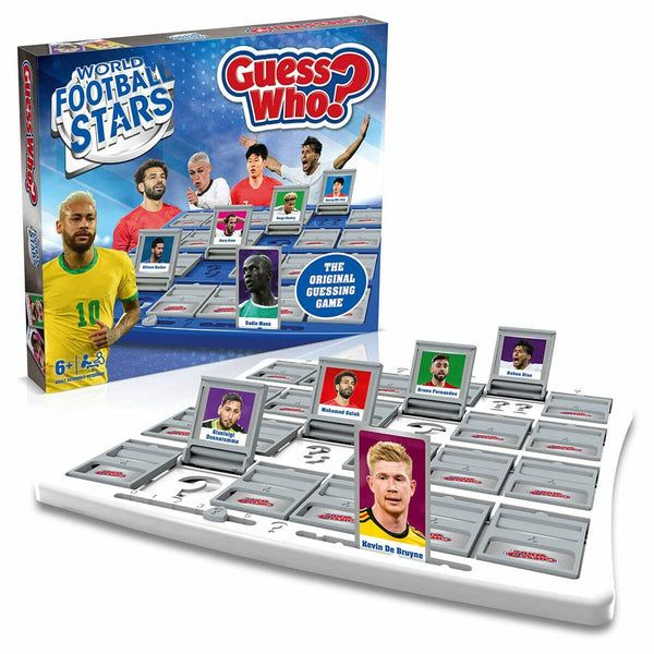 Guess Who? World Football Stars Edition Fun Family Board Game Brand New 6+