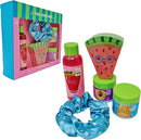 Valentines Juice Box Watermelon Bath Gift Set Body Wash Butters Fizzer Scrunchie-2