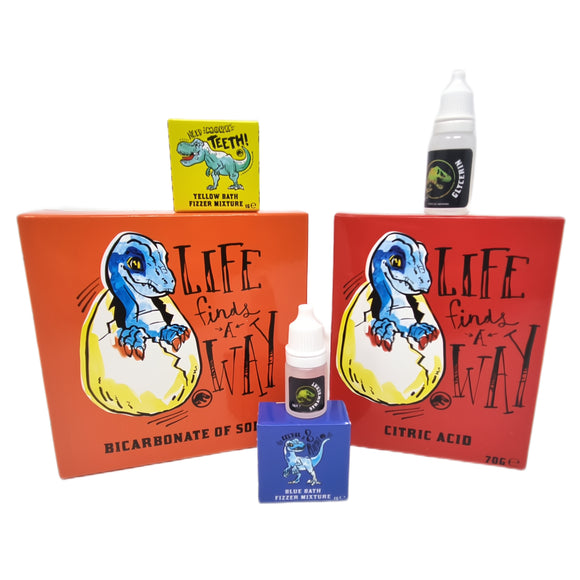 Jurassic World Bath Gift for Kids Make Your Own Bath Fizzer Creative Fun