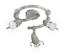 EGLO 3 bulb Spotlight - GU10-LED - Silver - Bulbs Included-1