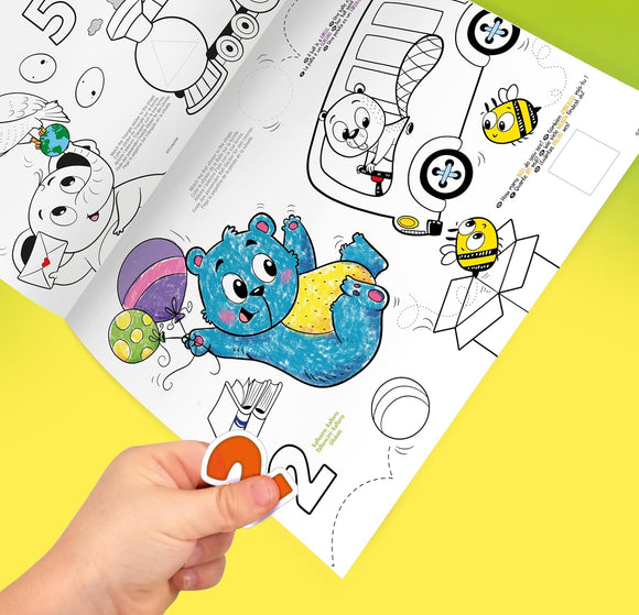 Crayola My First Mini Kids Colouring & Sticker Set | Li’l Learners Activity Kit with Pens & Crayons | Toddler Art Kit 36 Months+