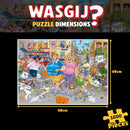 Wasgij Original 46 Middle Aisle Madness 1000 Piece Jigsaw Puzzle | Brain Teaser Puzzle for Adults | Challenging Imagination Puzzle-2