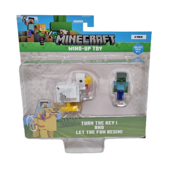 Minecraft Wind-Up Toy Figures Llama Pig Chicken Horse Camel with Characters