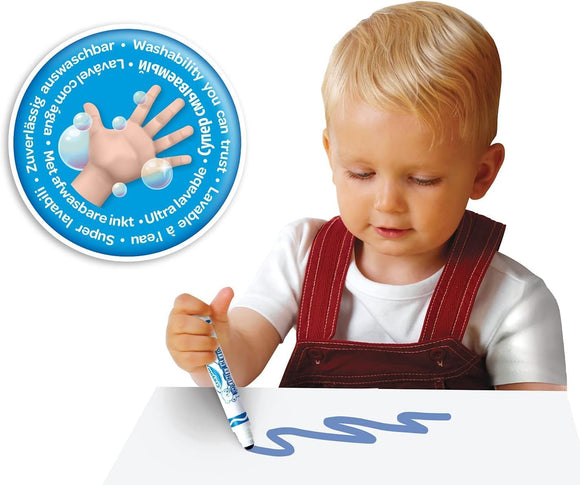 Crayola Kids Multi Activity Craft Set 50+ Pieces | Preschool Arts & Crafts Kit with Markers, Scissors & Stickers Ages 3+