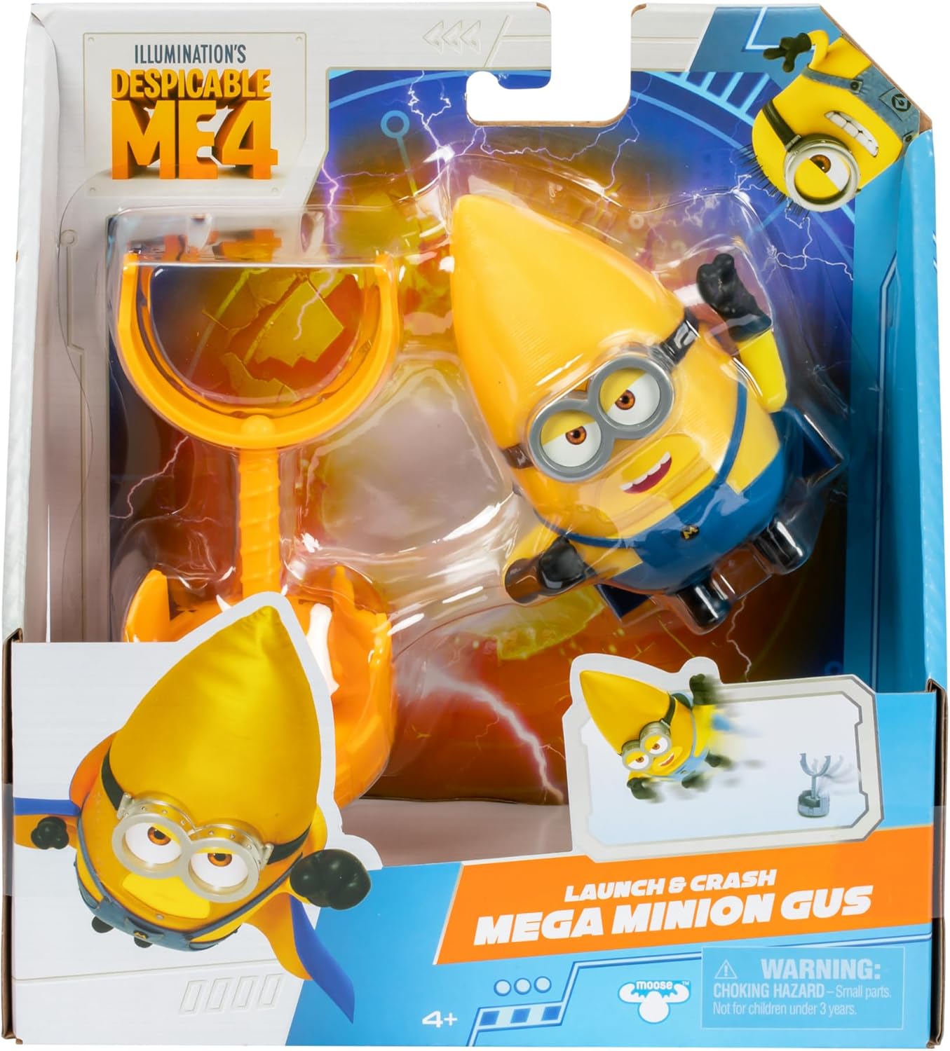 MINIONS Despicable Me 4 Launch And Crash Mega Gus Action Figure