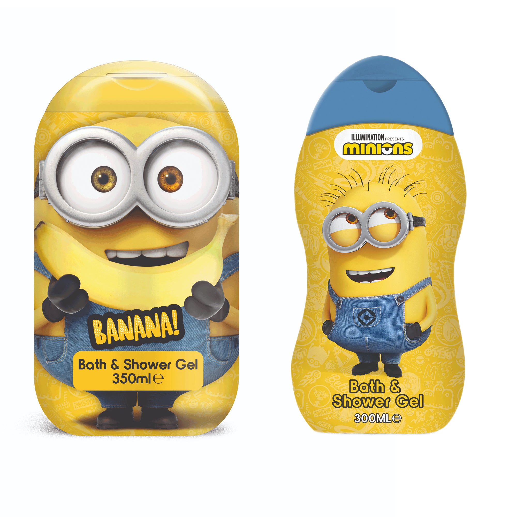 Minions bath & shower gel 300ml & Minion Banana smile 350ml Set