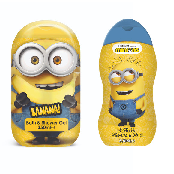 Minions bath & shower gel 300ml & Minion Banana smile 350ml Set