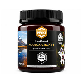 NAKI Manuka Honey Certified 100% New Zealand Honey UMF 15+ | MGO 510 | 250 grams