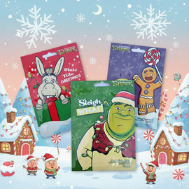 Shrek Fun Face Mask for Kids Stocking Filler Aloe Vera Green Tea Ginger Carrot 3 Pack