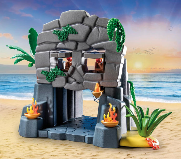 Playmobil Pirates Skull Island 71531 Treasure Adventure Playset | Pirate Toy with Cannon Boat & Figures Ages 4+